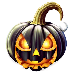 Terrifying Pumpkin Under Witch Spell PNG 48 PNG