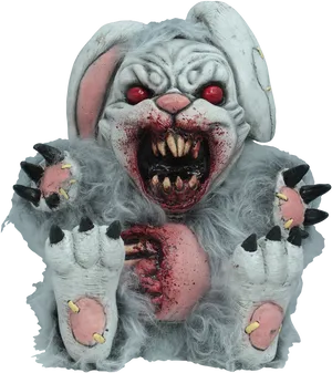 Terrifying Rabbit Creature PNG image