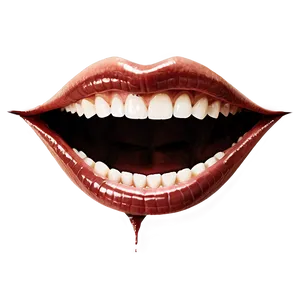 Terrifying Smile Mouth PNG Lwc