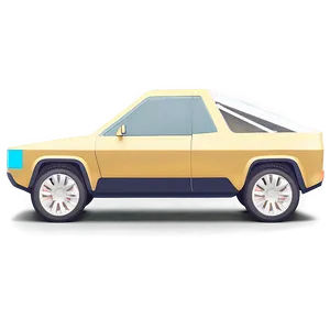 Tesla Cybertruck Blueprint PNG Tew93