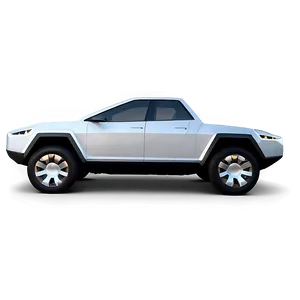 Tesla Cybertruck Profile Png 06122024 PNG image