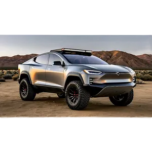 Tesla Cybertruck Tailgate Party Png Pld31 PNG image