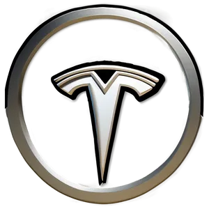 Tesla Logo Badge Png 05252024 PNG image