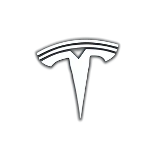 Tesla Logo Png White Bfw87 PNG image