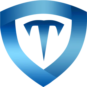 Tesla Logo Shield Design PNG image