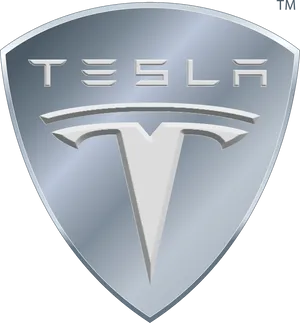 Tesla Logo Shield PNG image
