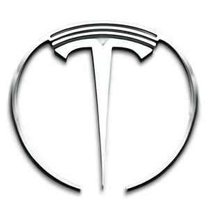 Tesla Logo Silhouette Png Voo PNG image