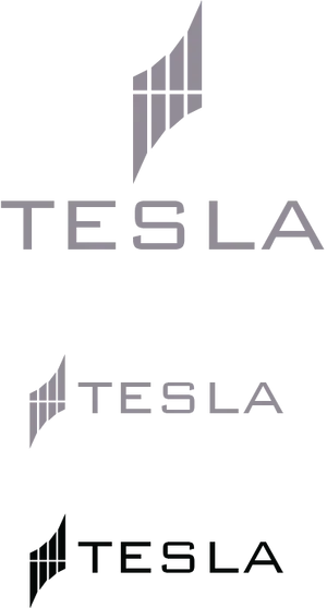 Tesla Logo Variations PNG image