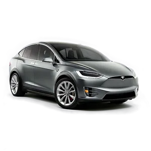 Tesla Model X Matte Finish PNG Sgj