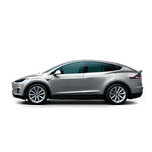 Tesla Model X Matte Finish PNG Vta