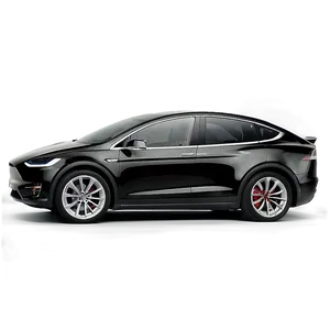 Tesla Model X Plaid Mode PNG Hgm73