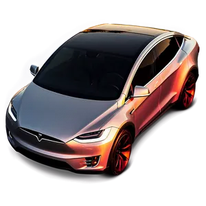 Tesla Model X Smart Summon Feature PNG 06282024