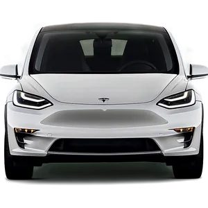 Tesla Model Y Driving At Night PNG Jol4 PNG