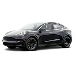 Tesla Model Y In Snow PNG 06212024