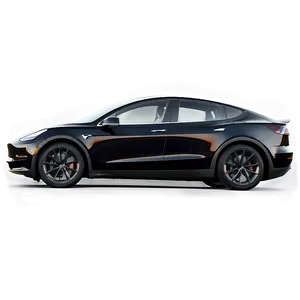 Tesla Model Y In Snow PNG Dkx