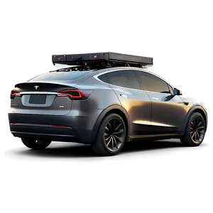 Tesla Model Y With Roof Rack PNG Eiy34 PNG