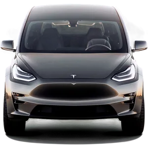Tesla Model Y With Spoiler PNG 06212024