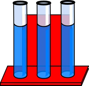 Test Tubes Cartoon Illustration PNG image