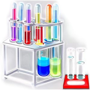 Test Tubes With Stand PNG Cfk72