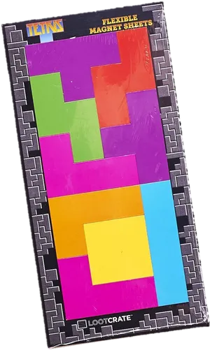 Tetris Magnet Sheets Packaging PNG image