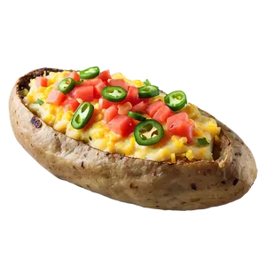 Tex-mex Baked Potato PNG Sty47