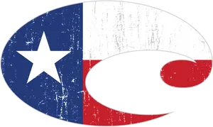 Texas Flag Fusion Design PNG image