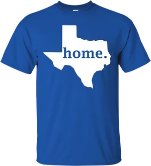 Texas Home Outline T Shirt Design PNG image