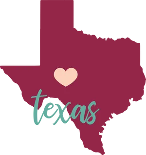 Texas Love Graphic PNG image