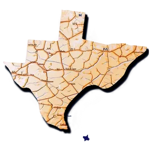 Texas Map Silhouette Png 55 PNG image