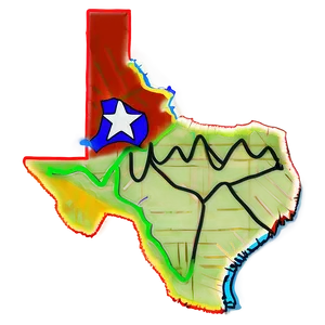 Texas Outline Artwork Png Pxs PNG image