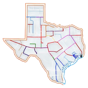 Texas Outline Map Png Hvv51 PNG image