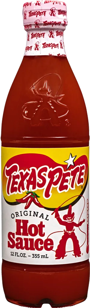 Texas Pete Hot Sauce Bottle PNG