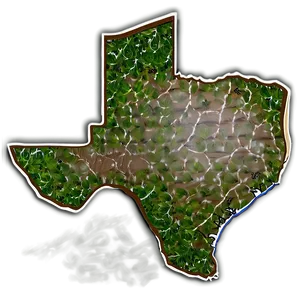 Texas State Contour Png 05252024 PNG image