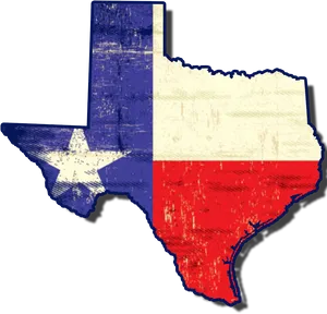 Texas State Flag Map PNG image