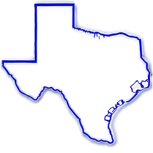 Texas State Outline Art Png 05252024 PNG image