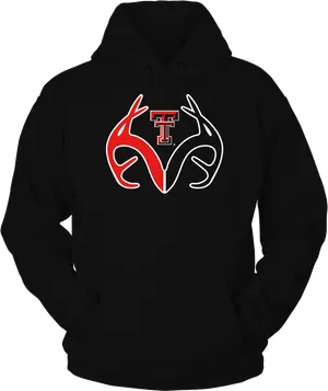 Texas Tech Hoodiewith Logo PNG image