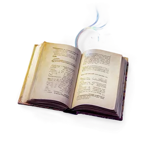 Textbook Open Page PNG Lap82