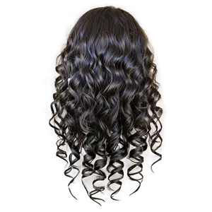 Texture Perm Hair PNG 17