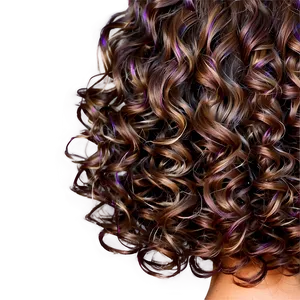 Texture Perm Hair PNG Exp19 PNG