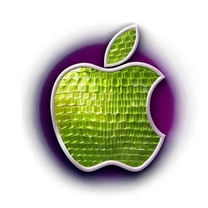 Textured Apple Logo Png 05232024 PNG image
