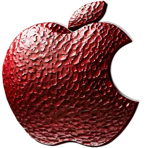 Textured Apple Logo Png Mtc PNG image
