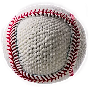Textured Baseball Stitch Detail PNG Uly PNG