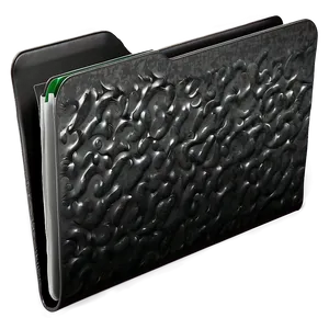 Textured Black Folder Background PNG Yjm PNG