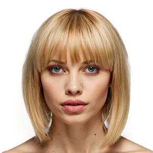 Textured Blonde Bangs Png Owt56 PNG image