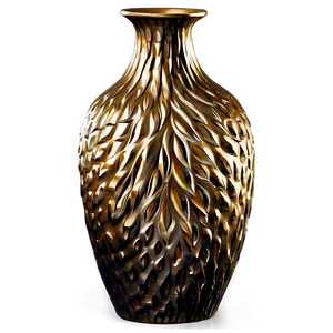 Textured Bronze Vase Png Lrc65 PNG image