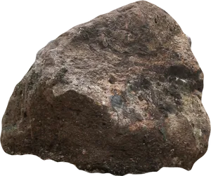 Textured Brown Rock Specimen PNG image