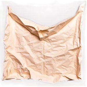 Textured Crumpled Paper PNG Nad