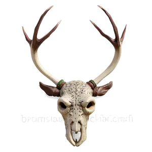 Textured Deer Antler PNG 06122024