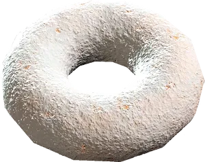 Textured Donut3 D Model.png PNG image