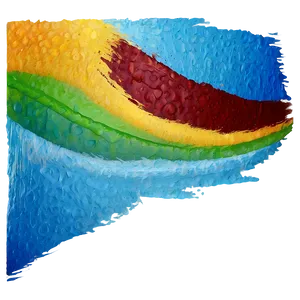 Textured Paint Streak PNG 33